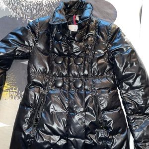 MONCLER COAT-authentic double breasted lady coat